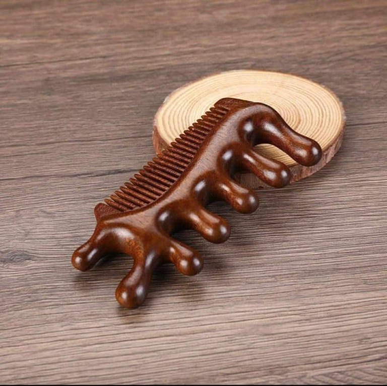 2in1 Sandalwood pocket comb