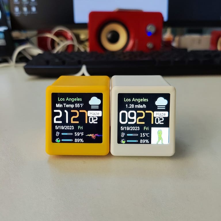 Home Weather Station WIFI Smart Desktop Clock - Image 2