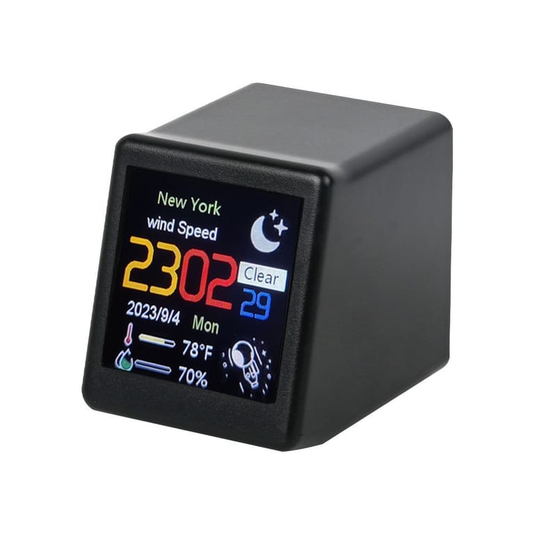 Home Weather Station WIFI Smart Desktop Clock - Image 3