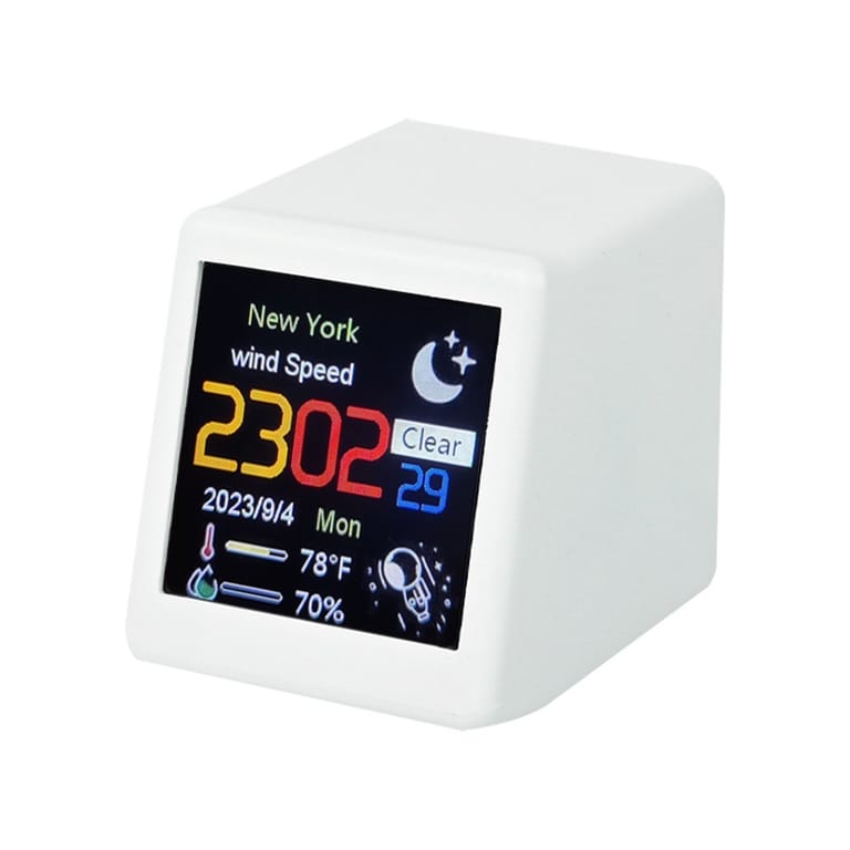 Home Weather Station WIFI Smart Desktop Clock - Image 4