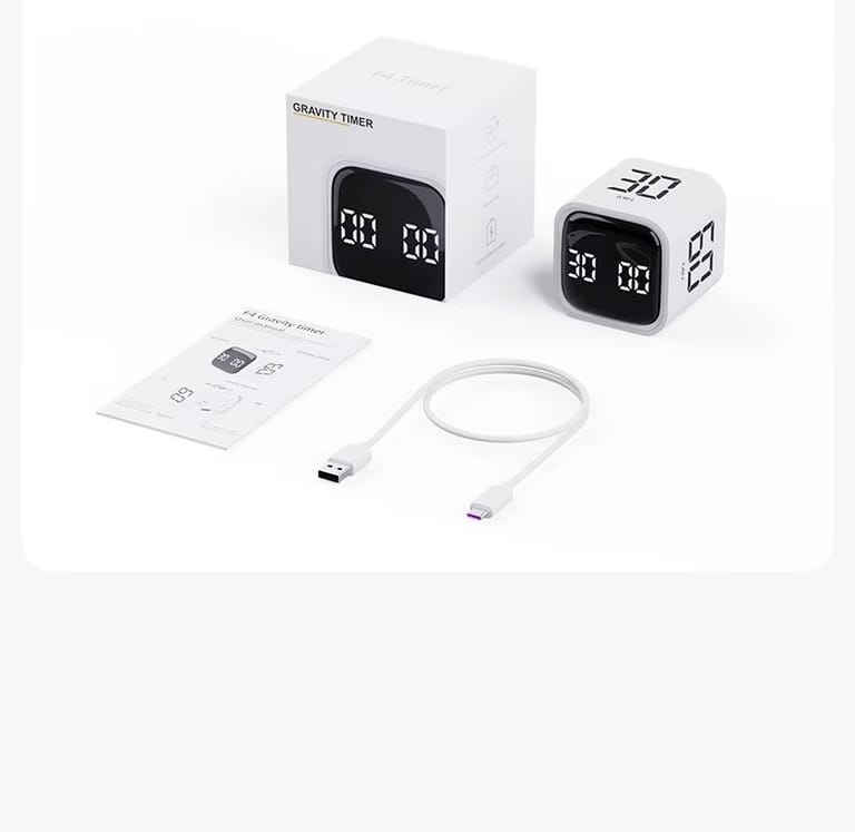 Gravity Cube — 4-Preset LED Productivity Timer - Image 8