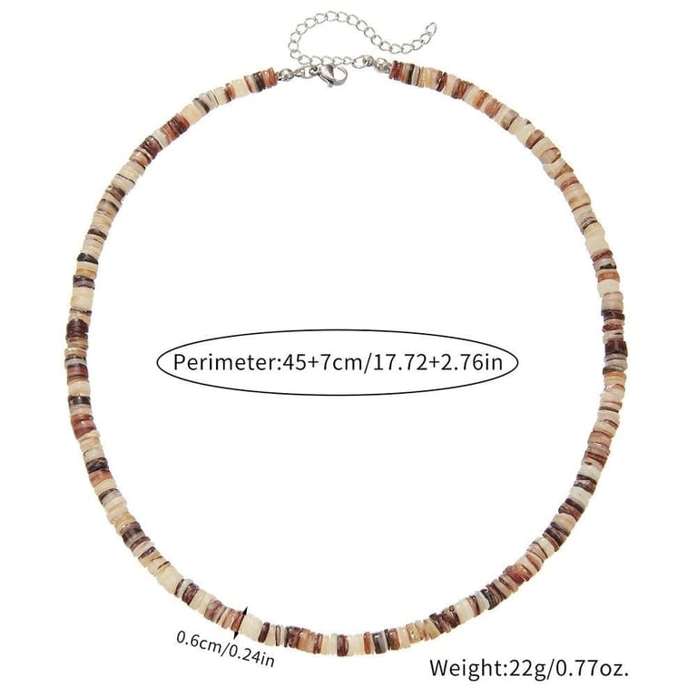 Bohemian Spirit: Seashell Stone Necklace - Image 3