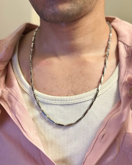 Flat Paperclip Link Chain Necklace