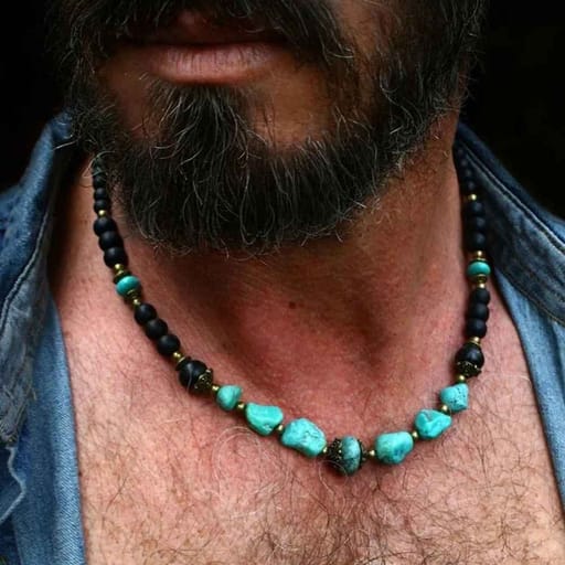 Bohemian Spirit: Turquoise Necklace