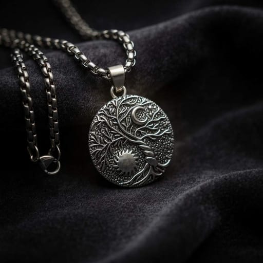 Tree of Life Titanium Steel Necklace