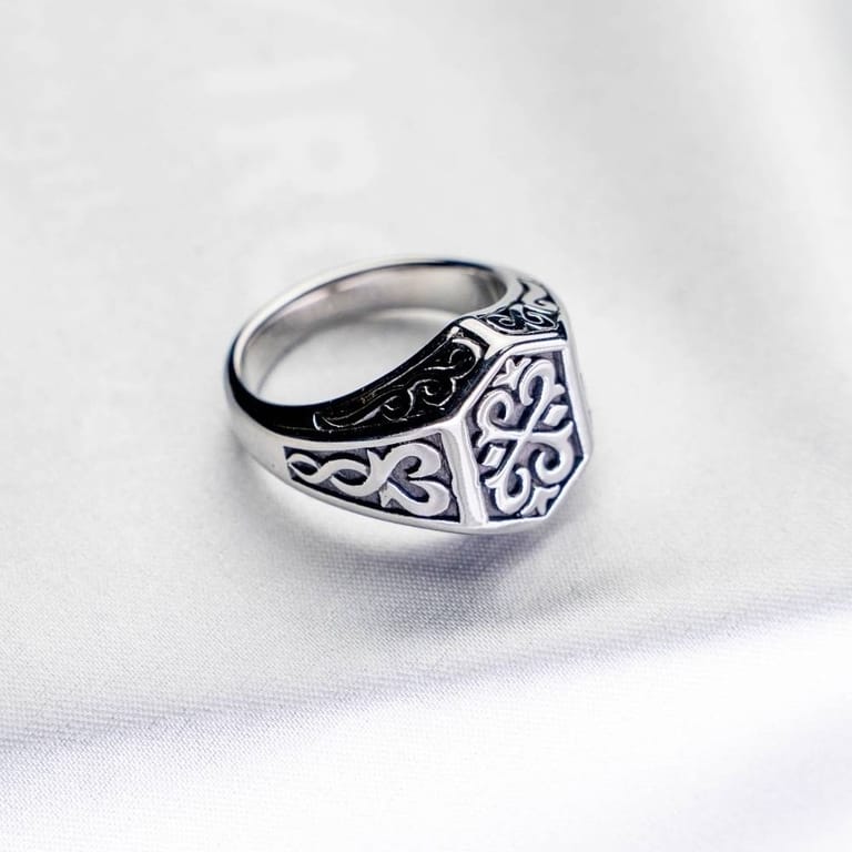 Titanium Steel Viking Ring