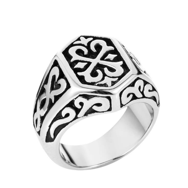 Titanium Steel Viking Ring - Image 2