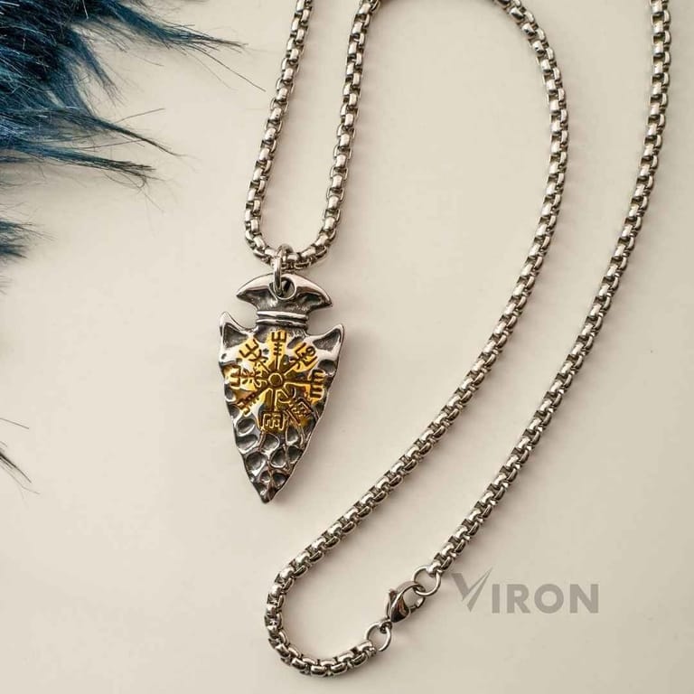 Vikings Design Titanium Steel Pendant Necklace - Image 1