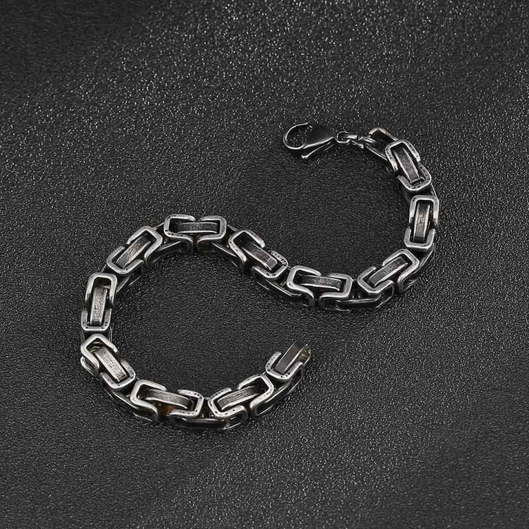 Retro Emperor Chain Titanium Steel Bracelet - Image 2