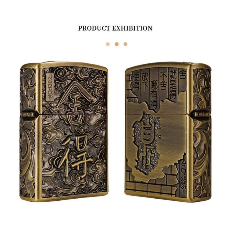ZORRO Fortune Engraved Kerosene Lighter - Image 2