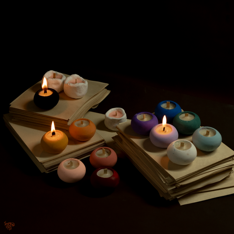 Mini Candle Set – Solid Color - Image 1