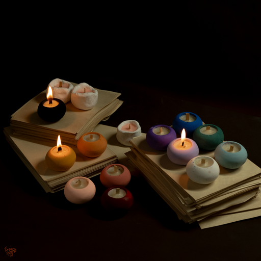 Mini Candle Set – Solid Color