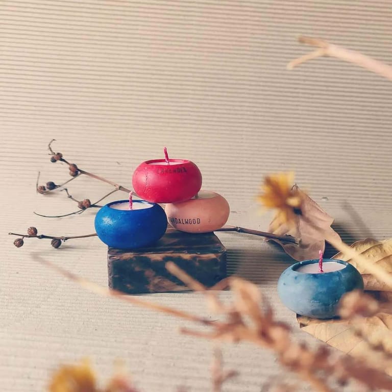 Mini Candle Set – Solid Color - Image 5
