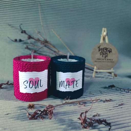 Couple Candle 2 pieces set