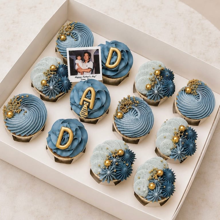 Carlton Personalized Father’s Day Cupcakes (Box of 12)
