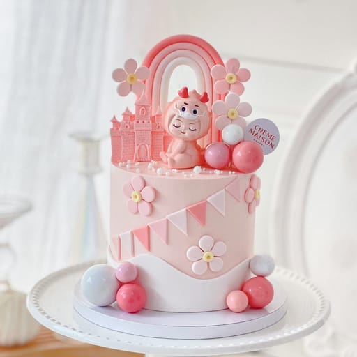 Ember Baby Dragon Cake