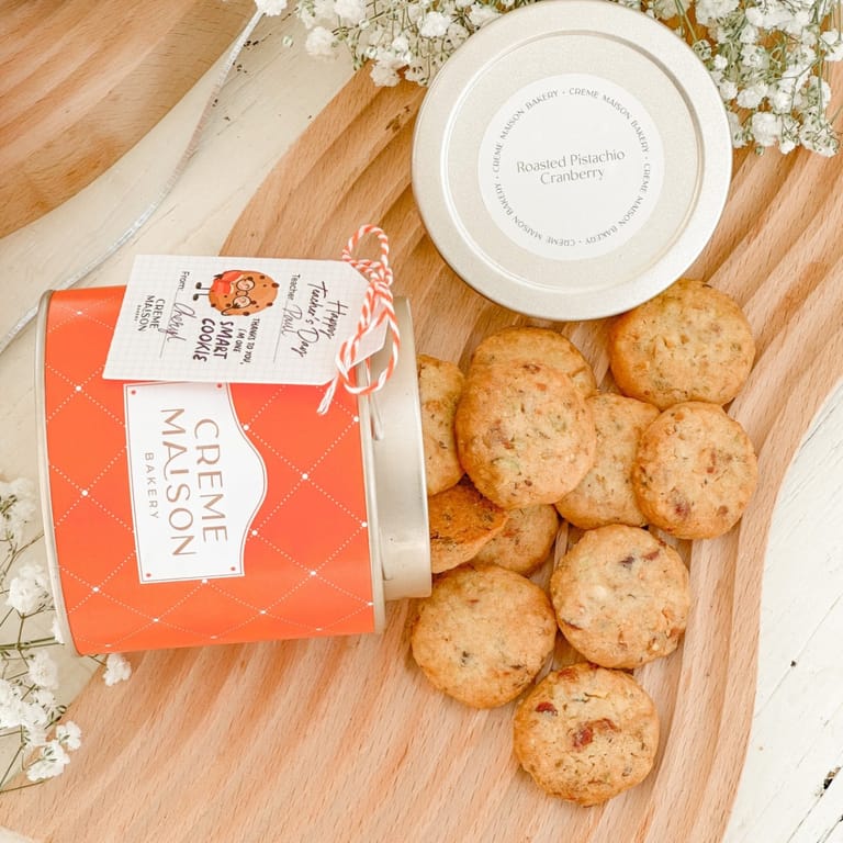 Teacher’s Day Cookie Jar (Roasted Pistachio Cranberry)