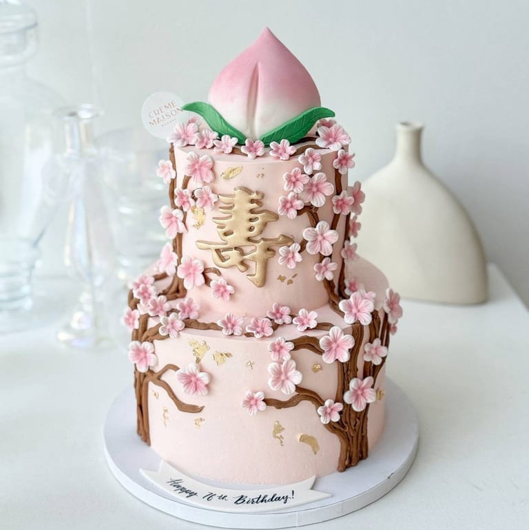 Sheila Cherry Blossom – Longevity Cake - Image 2