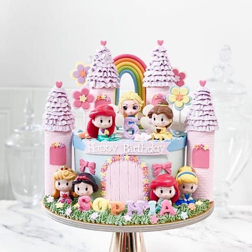 Vera Princess Castle Cake