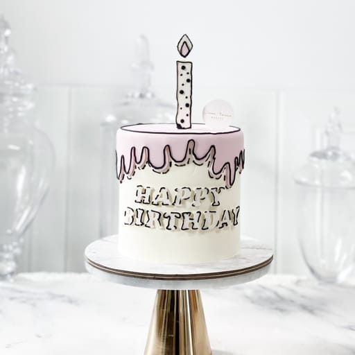 2D Kelsey Comic Cake