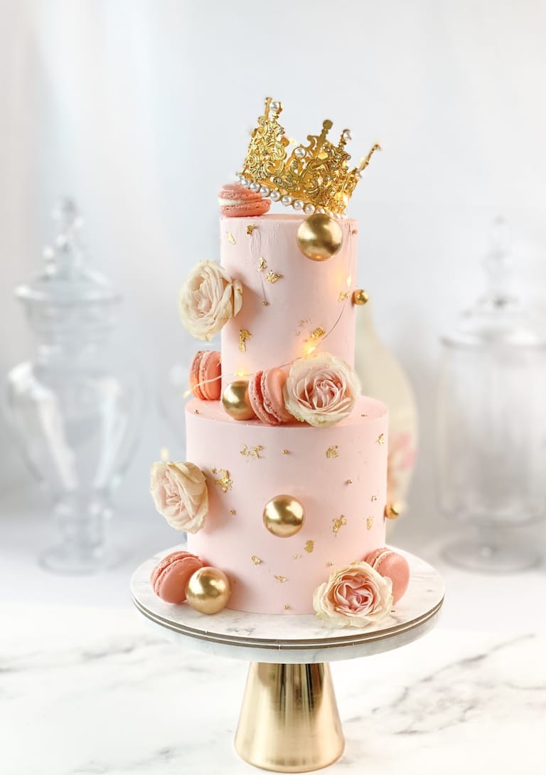 Tiara Fairy – Tiara Flower Cake - Image 2