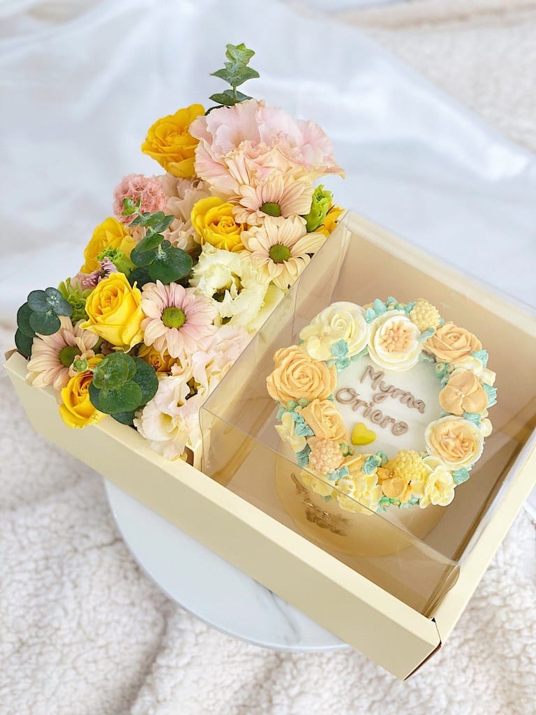 Magnolia Bloom Box – Cake & Flower Box