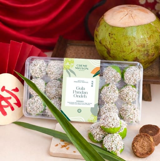 Gula Pandan Ondeh Pineapple Tart Truffles