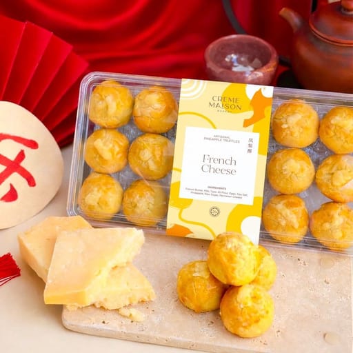 French Cheese Pineapple Tart Truffles