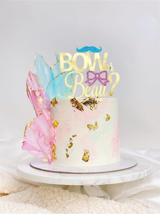 Petite Ezra – Gender Reveal Cake