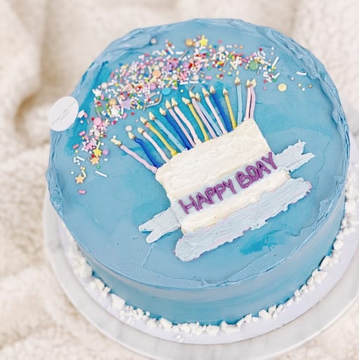Milan Sparkles – Sparkle Candle Cake