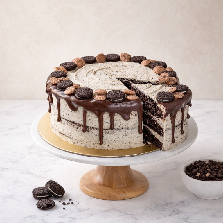 Cookies N Creme Gourmet Cake - Image 1
