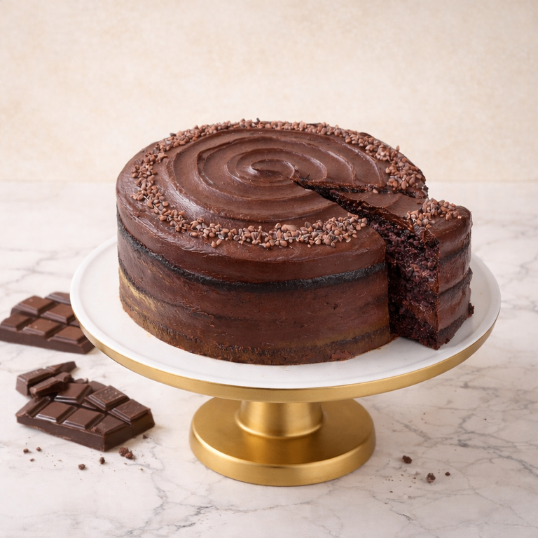 Belgian Chocolate Truffle Gourmet Cake - Image 1