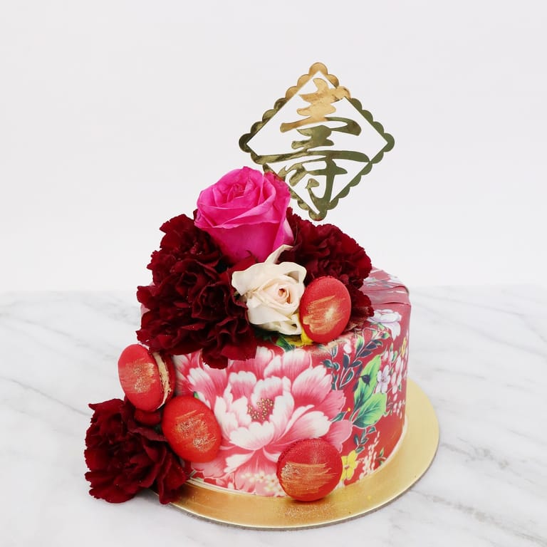 Rouge Flush – Longevity Flower Cake
