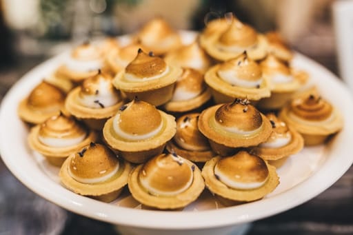 Citrus Lavender Meringue Tartlets