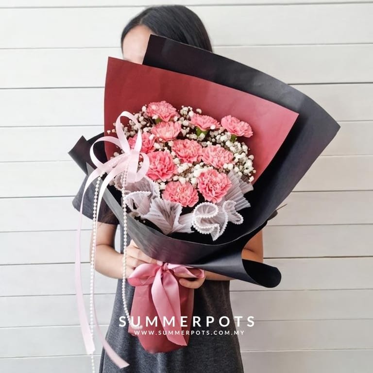 Carnations Bouquet 619 - Image 1