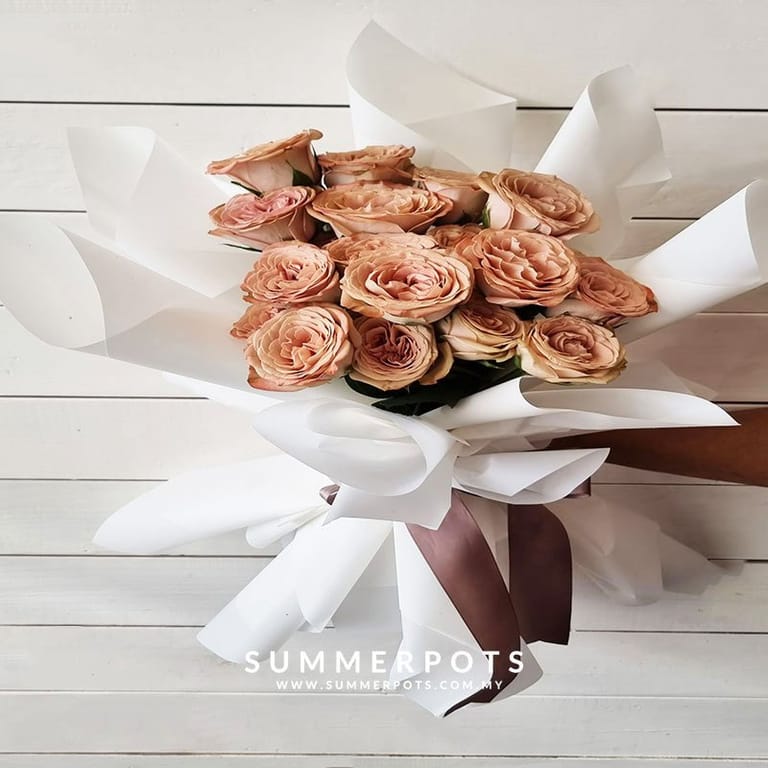 Cappuccino Rose Bouquet 557 - Image 1