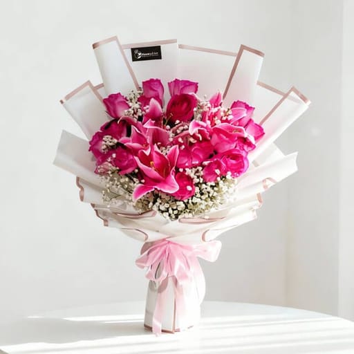 Thinking Of Us - Chic Pink Bouquet - FA22918