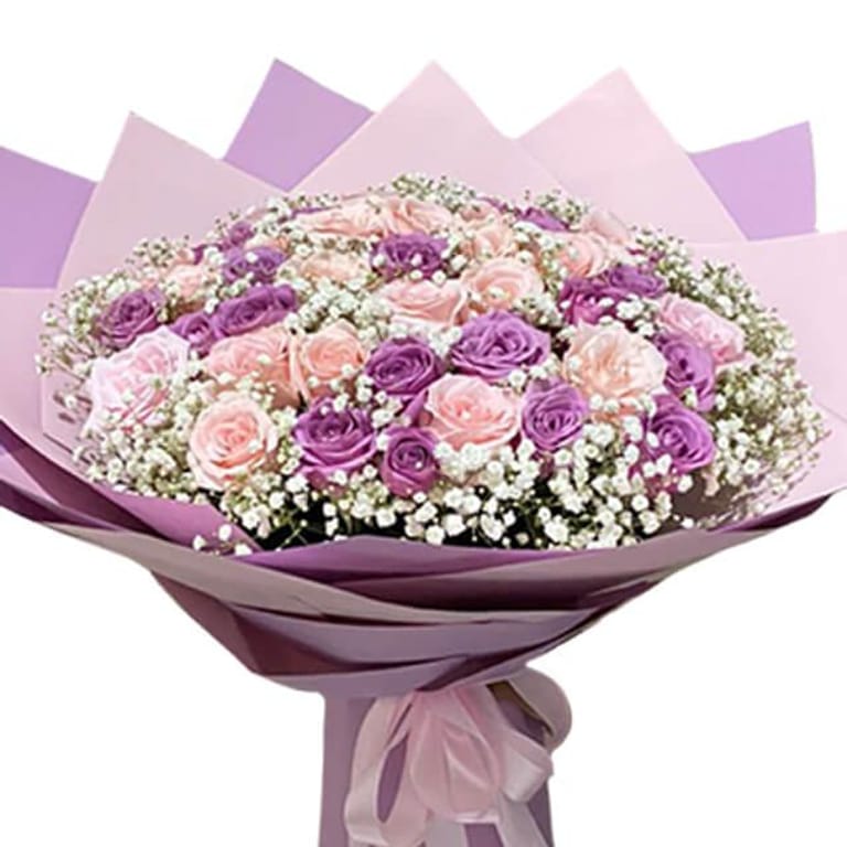 Mix Roses Buquet - Purple Burst - FA23921 - Image 2