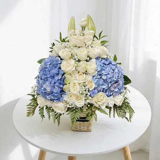 Country Meadow - Elegant Hydrangea Table Flower - FA20970