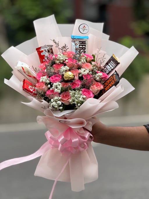 Premium Pink rose Bouquet