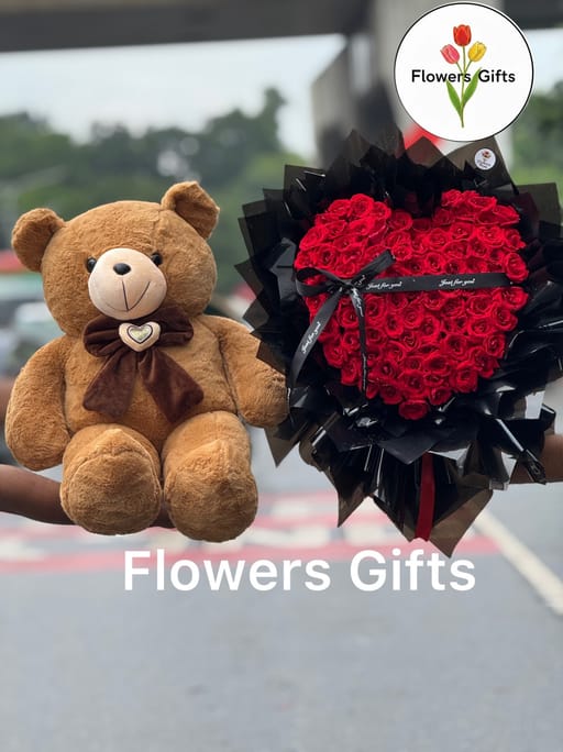 Premium Fresh 100 Rose Love Shade Bouquet