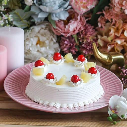 Pineapple Cake (Eggless)