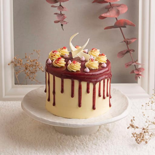 Red Velvet Drip Frosting Cake 1kg (Eggless)