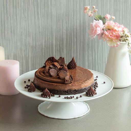 Baked Chocolate Cheese Cake 1kg (Eggless)