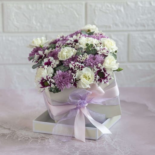 Petite Flowers In A Box