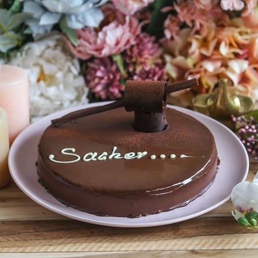 Sacher Torte (Eggless)
