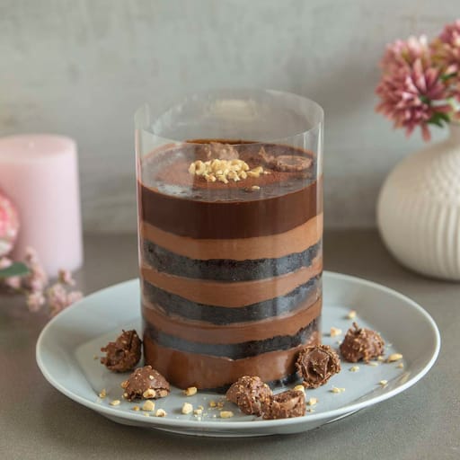 Ferrero Chocolate Pull Me Up Cake (Eggless)