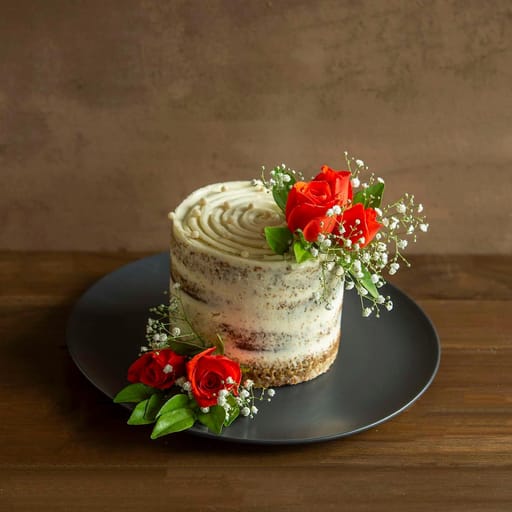 Toffee Caramel Cake With French Vanilla Butter Cream