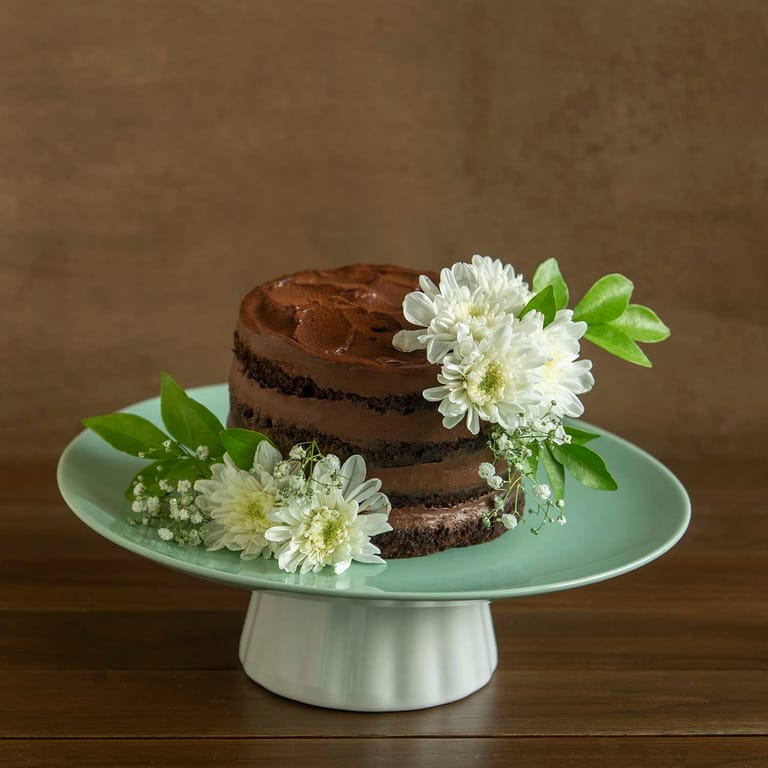 Dark Chocolate Cake With Belgian Chocolate Frosting - Image 1