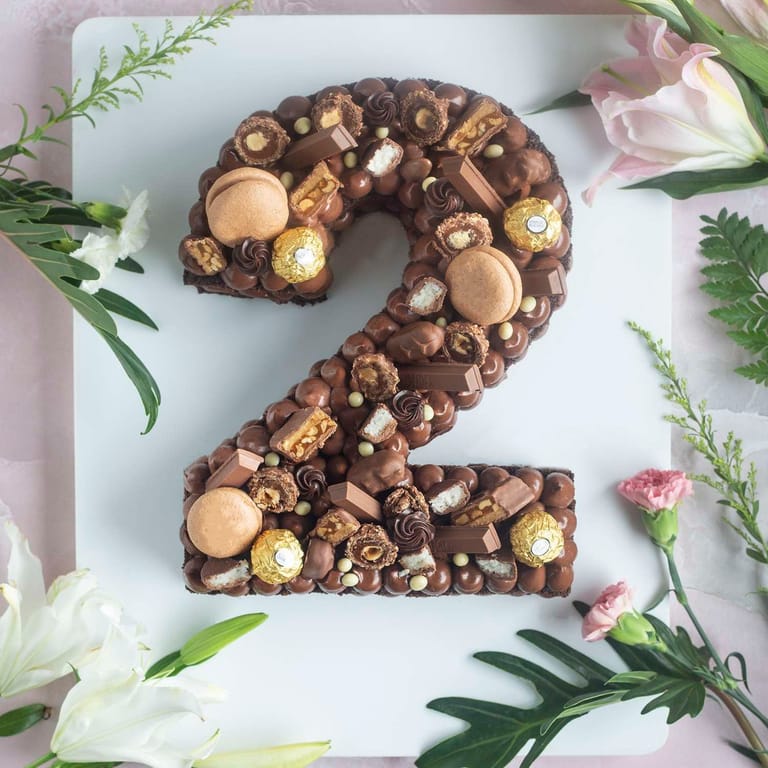 Numeric No.2 Chocolate Overloaded Cake (Eggless) - Image 1